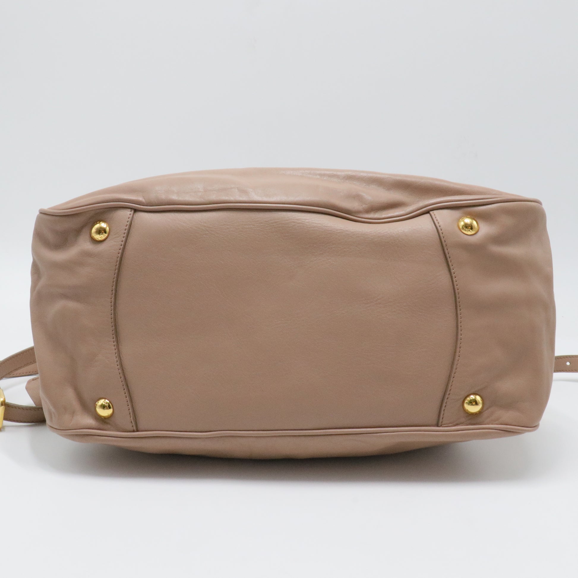 Soft Calf Leather Top Handle Bag