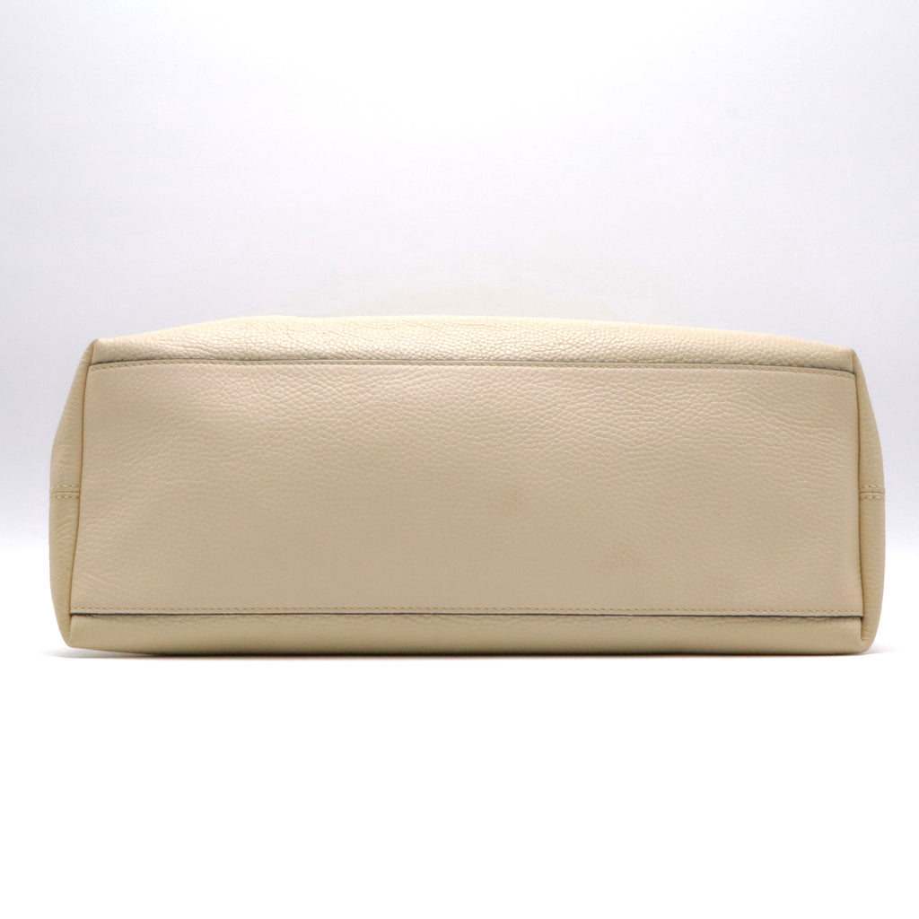 Pebbled Calfskin Medium Soho Chain Shoulder Bag twins
