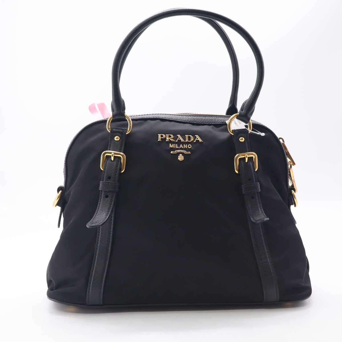 Convertible Dome Satchel Tessuto with Saffiano Leather twins LDJ6439