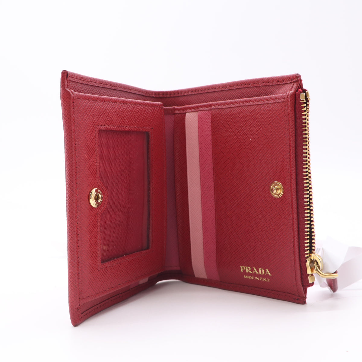Prada Small Saffiano Leather Wallet  Twins W23350