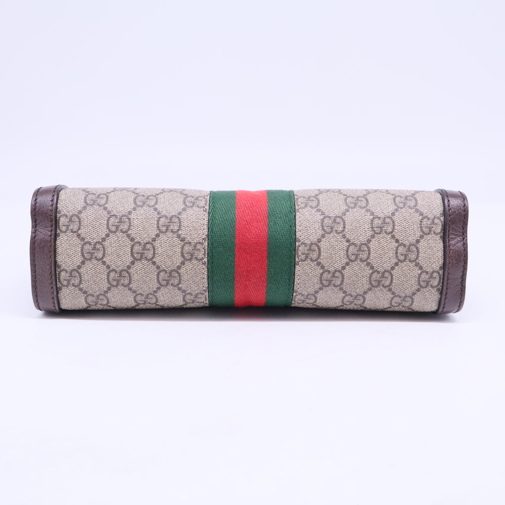 Ophidia Chain Shoulder Bag GG Coated Canvas Small B20698