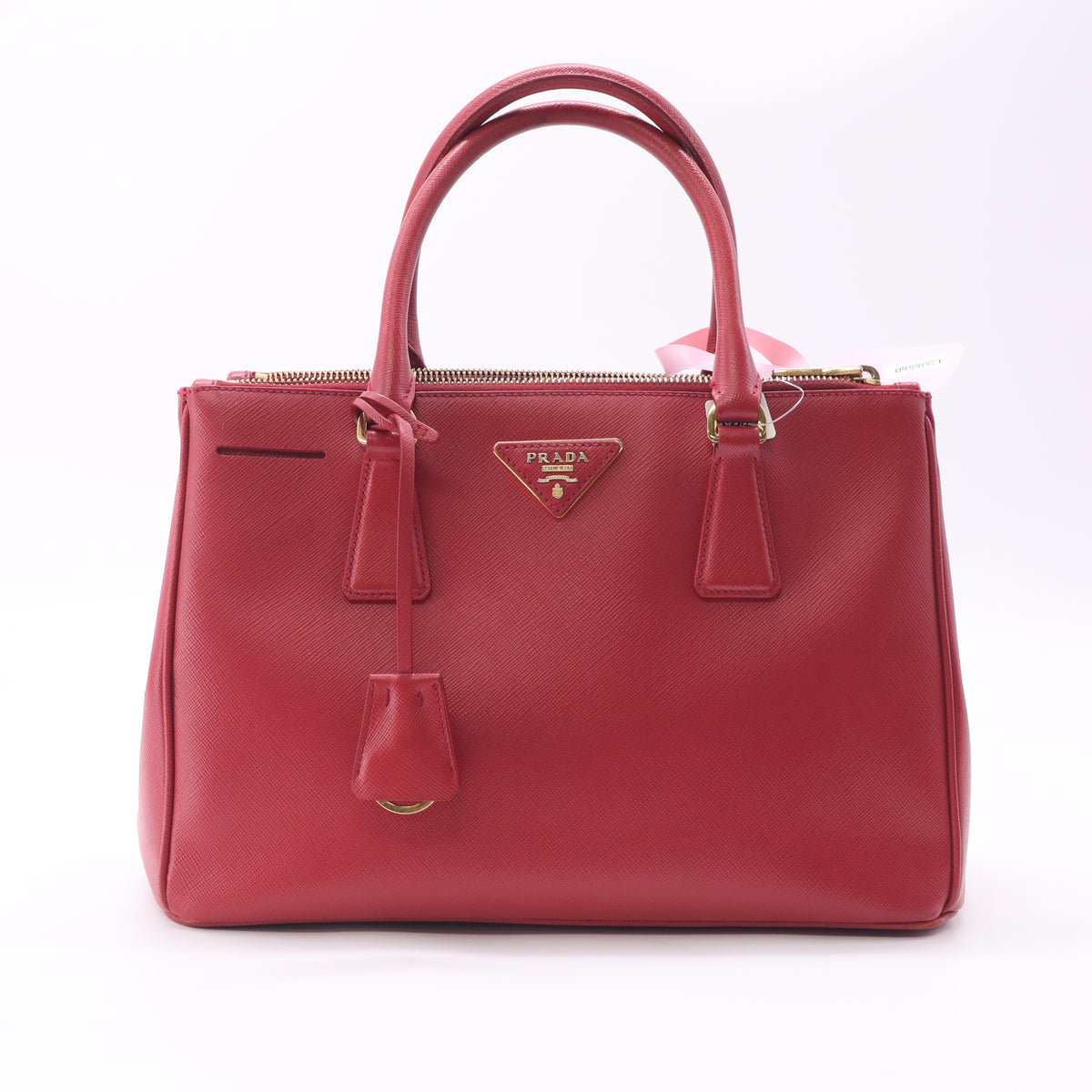 Galleria Double Zip Tote Saffiano Leather Small twins LDJ6460