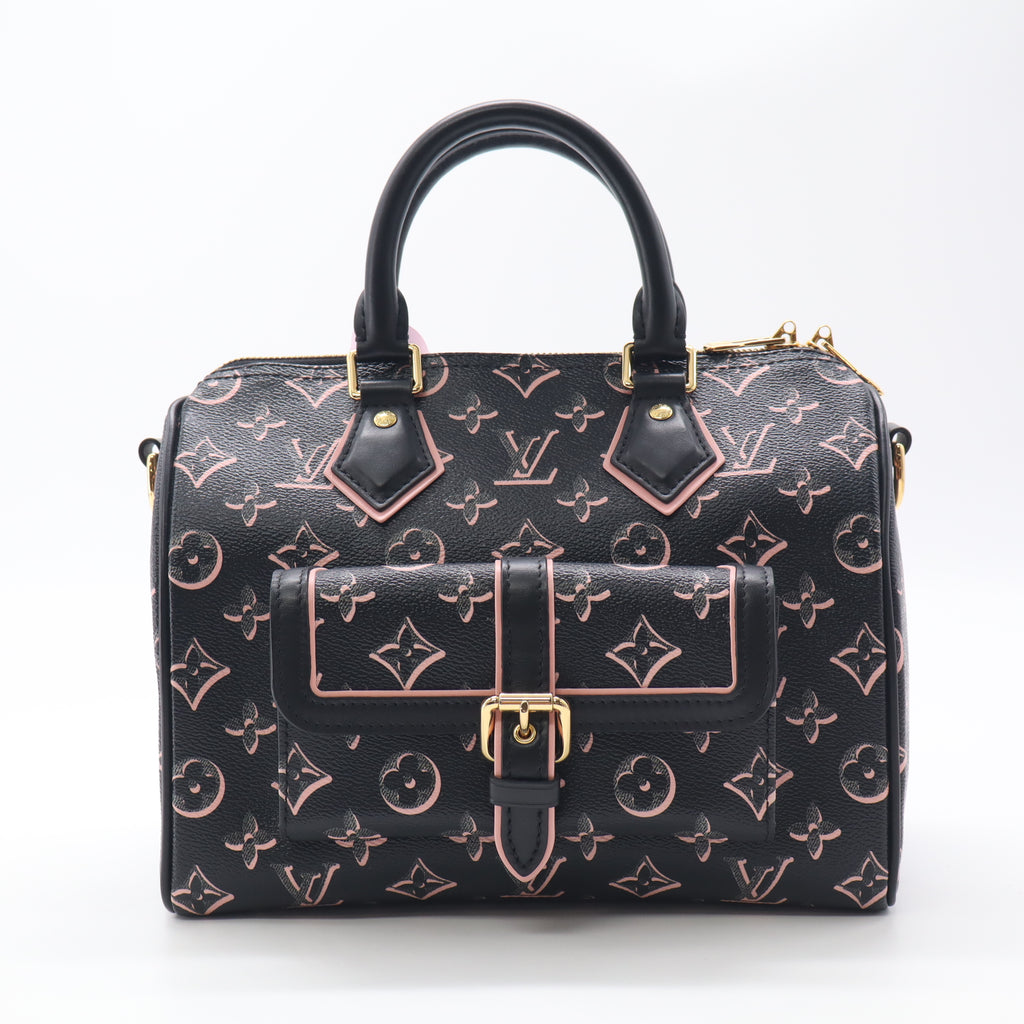 Louis Vuitton Monogram Fall for You Speedy Bandouliere 25 twins LDJ6407