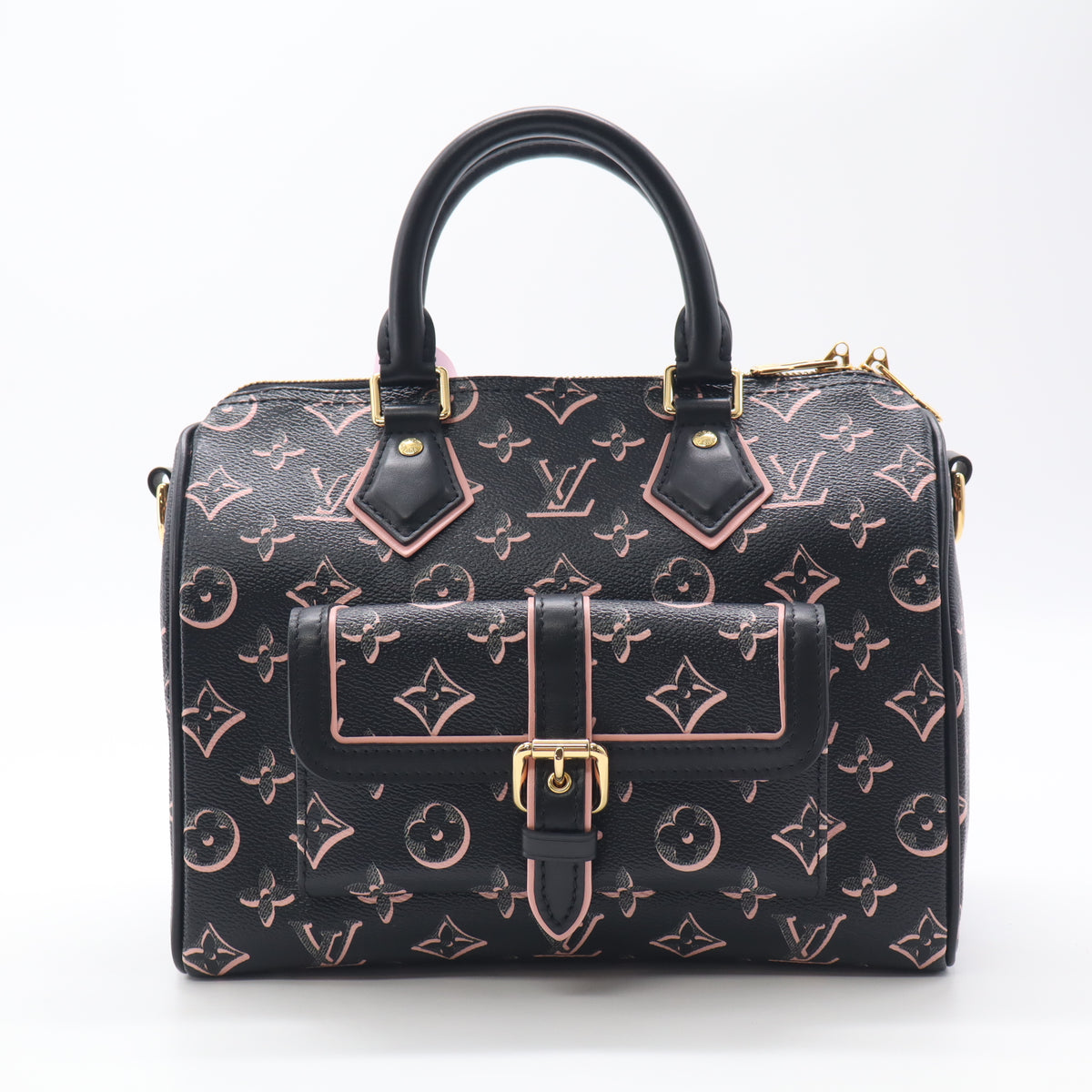 Louis Vuitton Monogram Fall for You Speedy Bandouliere 25 twins LDJ6407