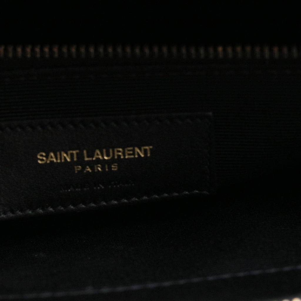 Calfskin Small Bi-Color Sac De Jour Marine Nero Black