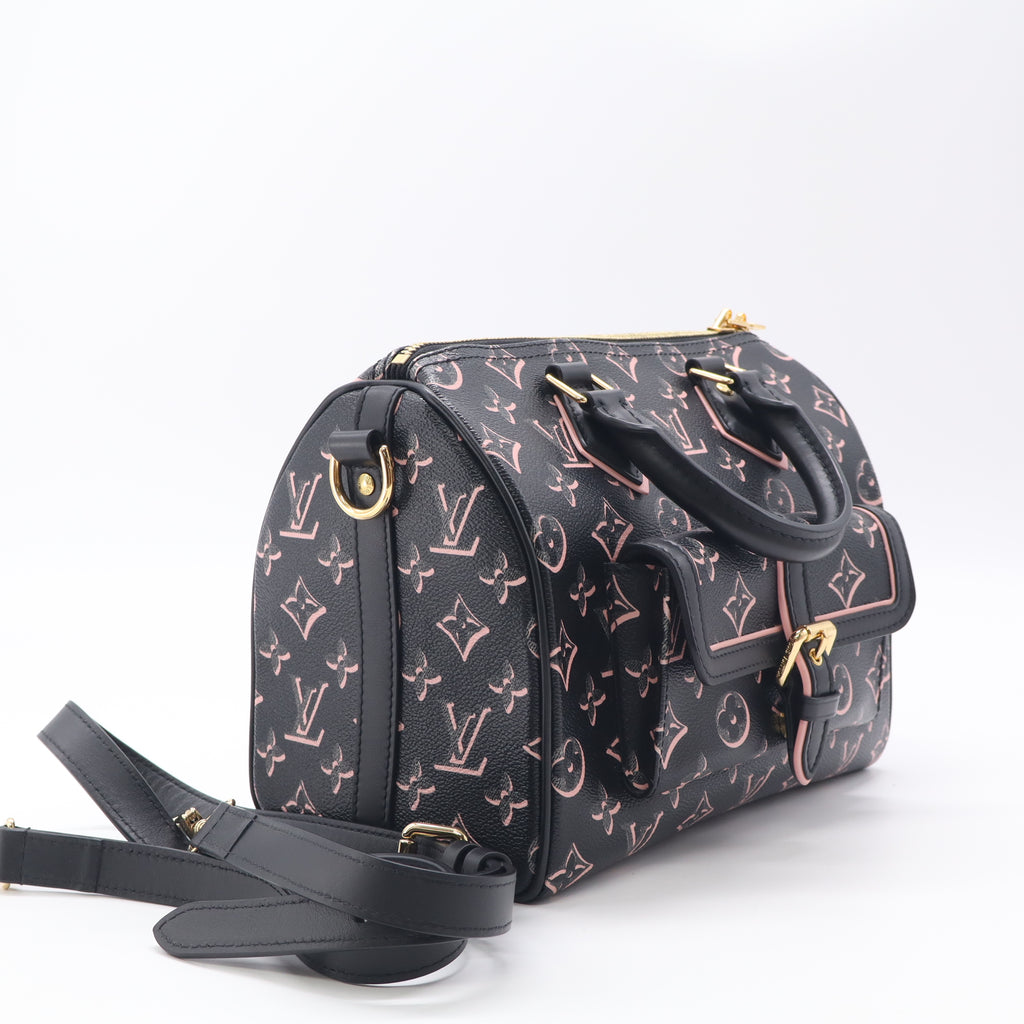 Louis Vuitton Monogram Fall for You Speedy Bandouliere 25 twins LDJ6407