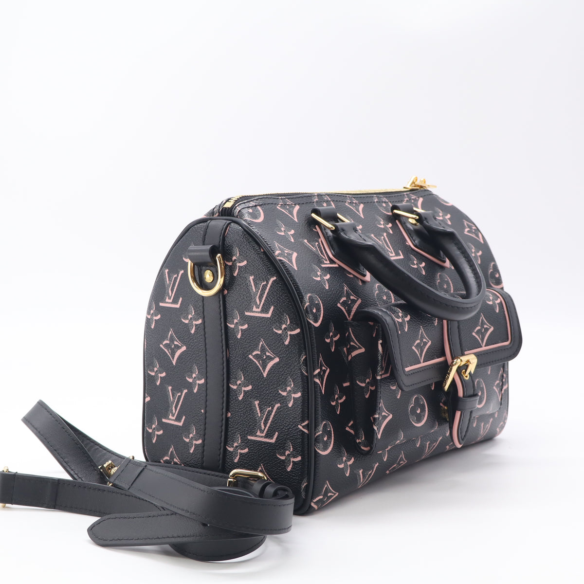 Louis Vuitton Monogram Fall for You Speedy Bandouliere 25 twins LDJ6407