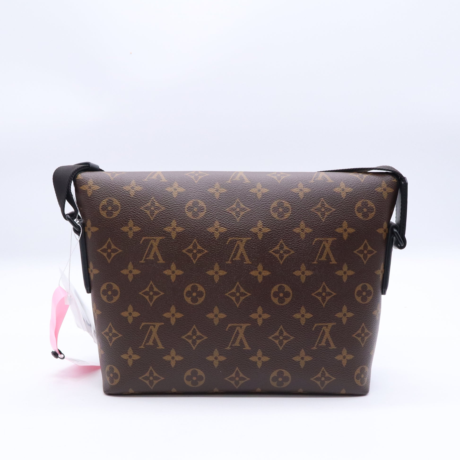 Louis Vuitton Monogram Macassar Canvas Magnetic Messenger Bag LDJ3703 twins LDJ3703