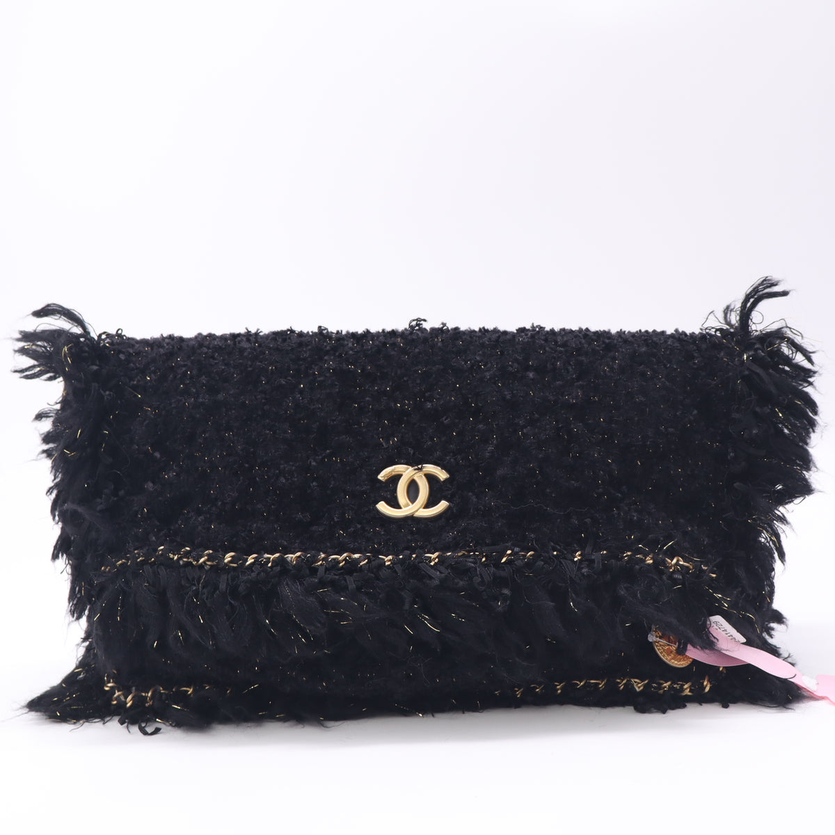 Chanel Paris-Cosmopolite Tweed Clutch twins LDJ6436