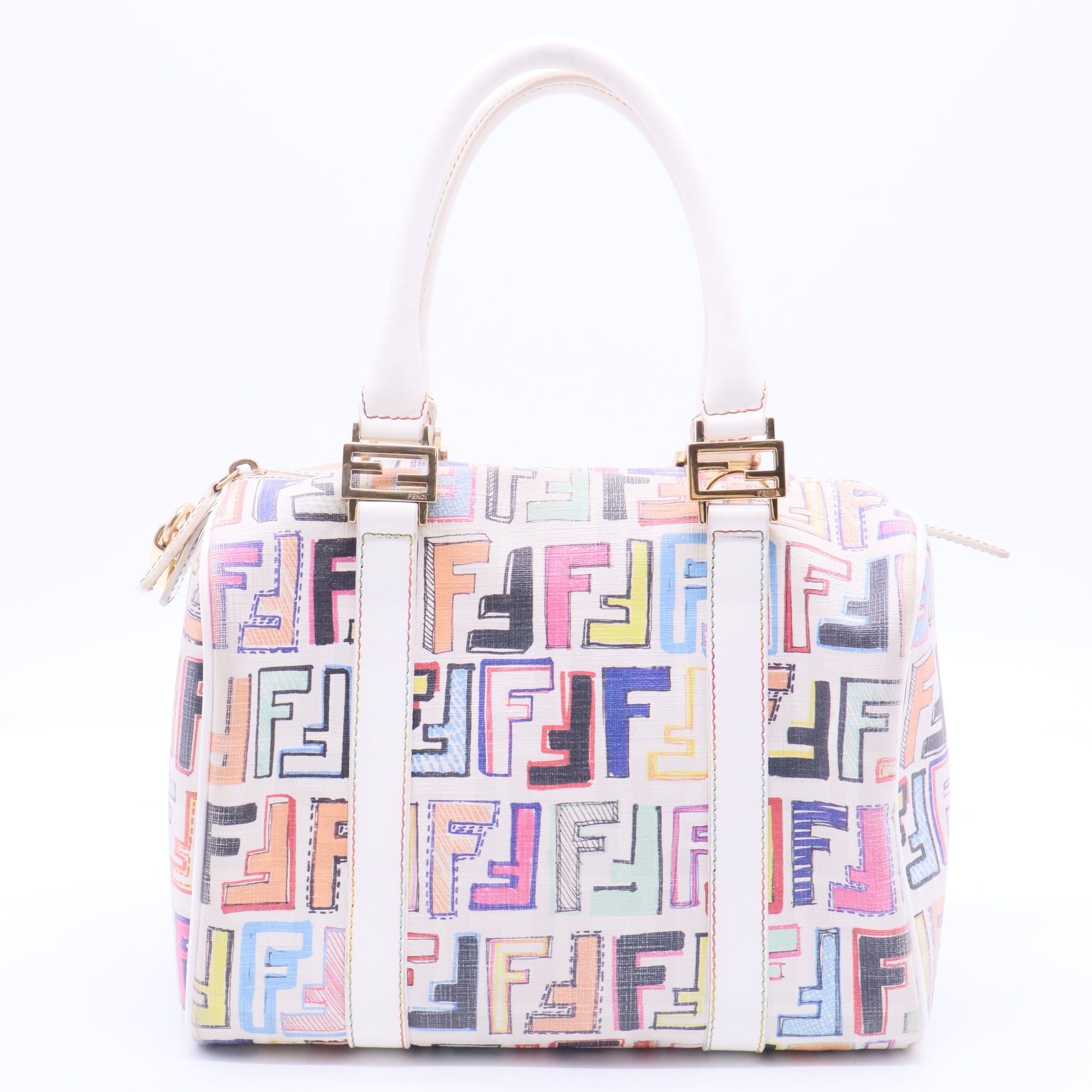 Multicolor Boston Bag