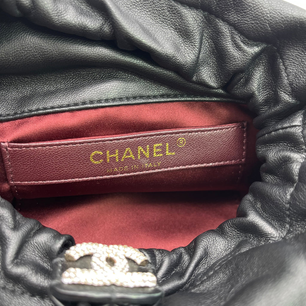 Coco Mark Shoulder Bag Black twins