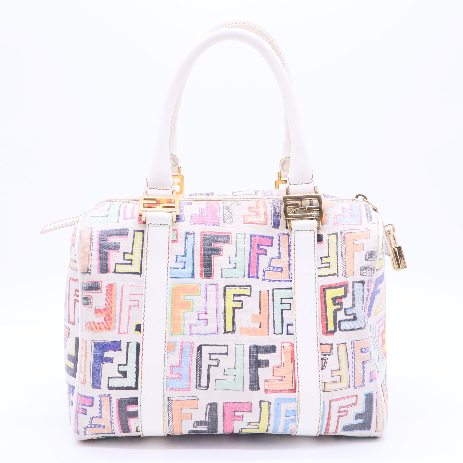 Multicolor Boston Bag