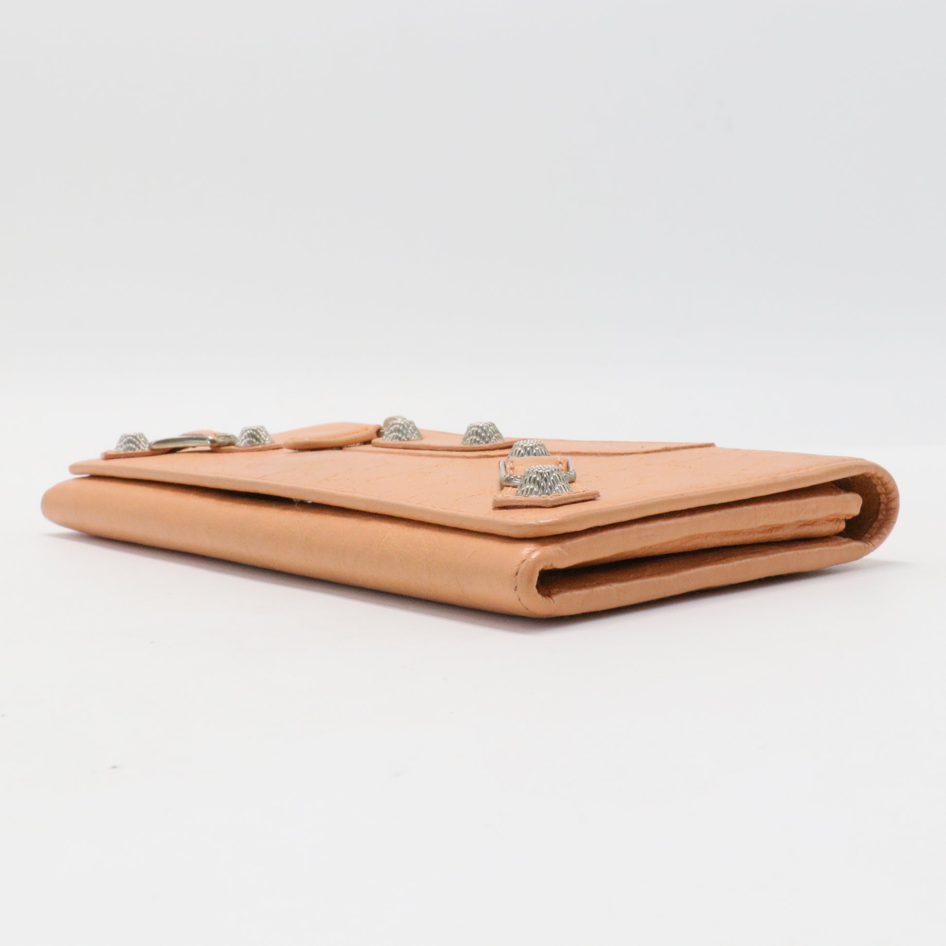 Agneau Classic Gold Hardware Continental Wallet