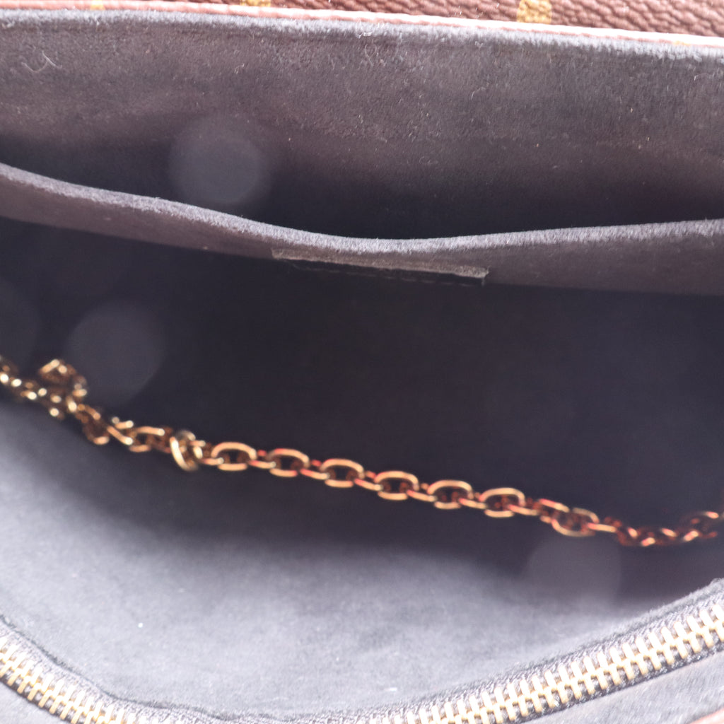 Saint Placide Handbag Monogram Canvas and Leather Twins LDJ3809