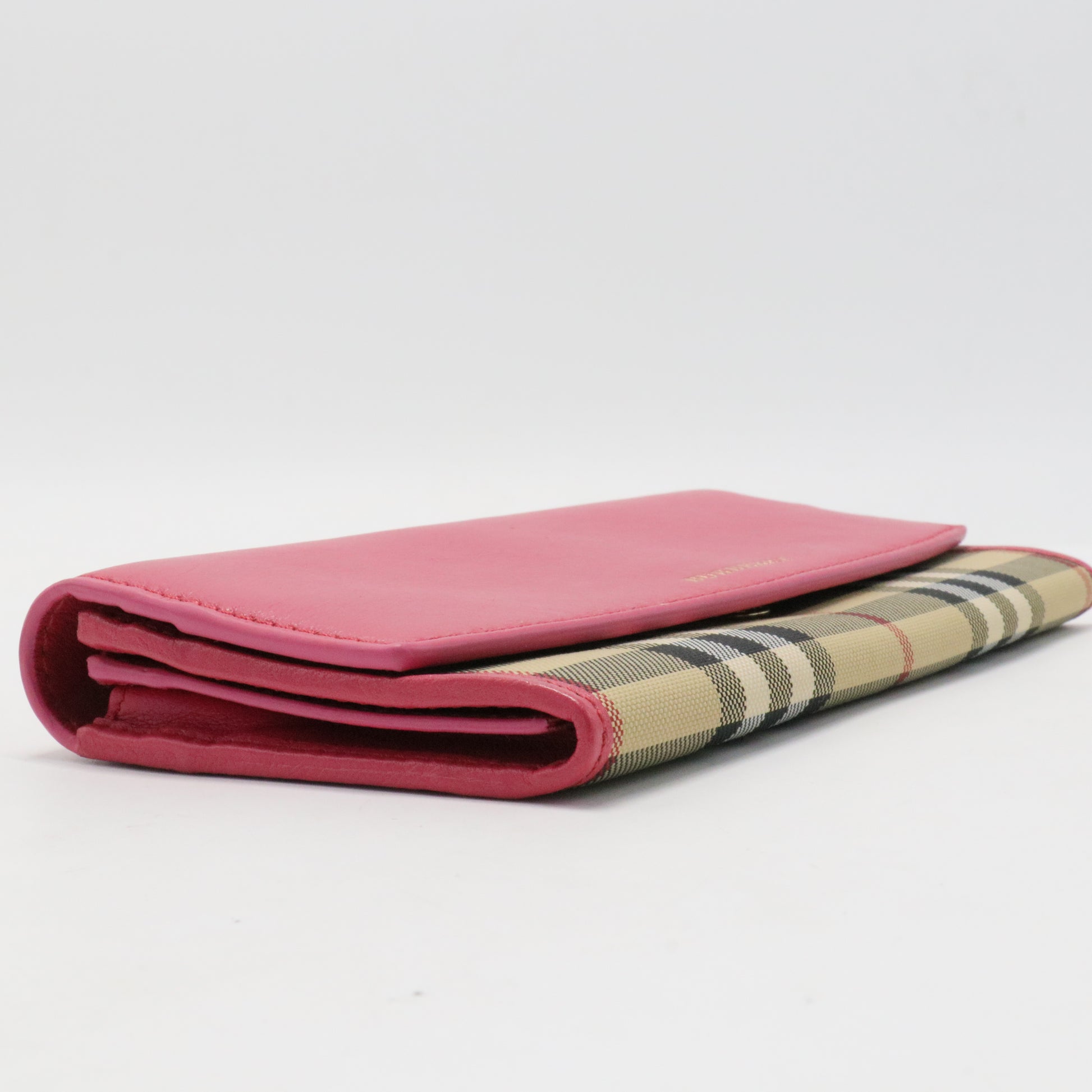 Calfskin Horseferry Check Porter Continental Wallet