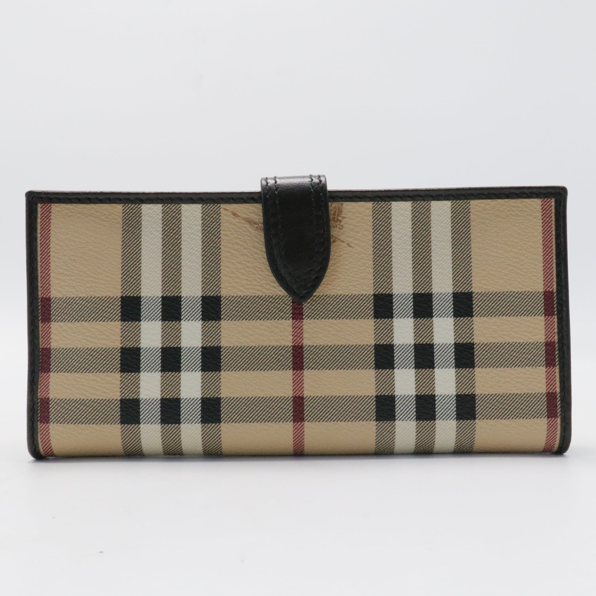 Haymarket Check Pattern Plaid Print Continental Wallet