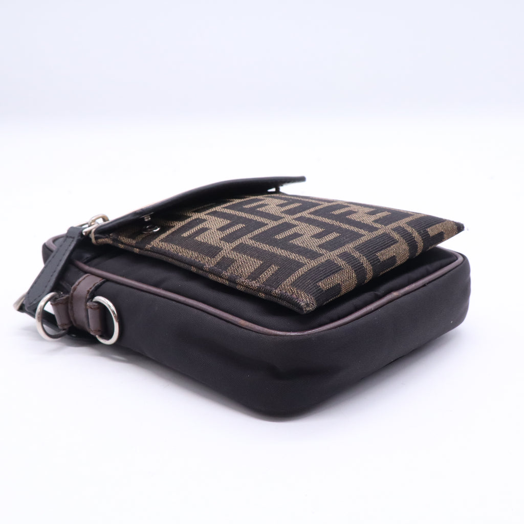Nylon Fabric Jacquard Chamois FF 1974 Messenger Bag Twins LDJ3827