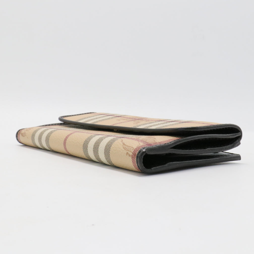 Haymarket Check Pattern Plaid Print Continental Wallet