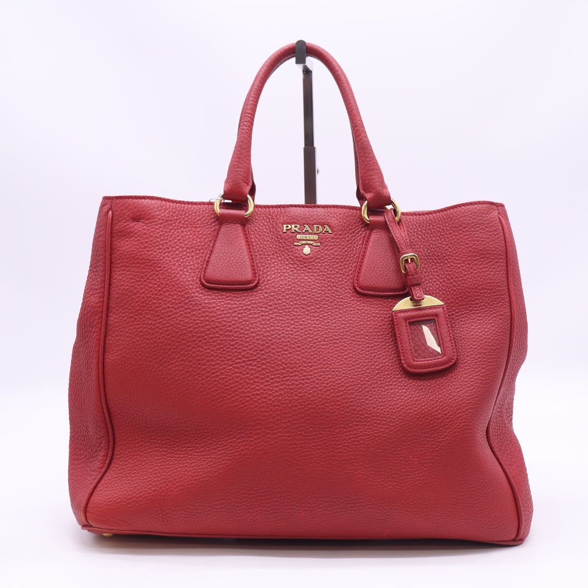 Prada Vitello Daino Leather Tote Bag twins LDZ1415