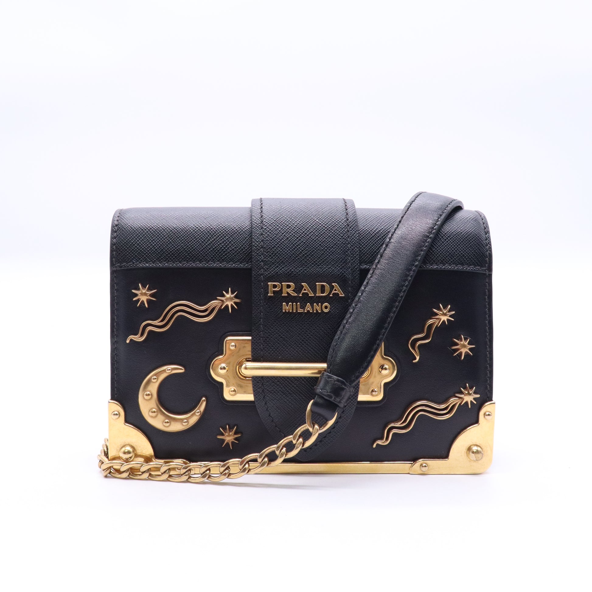 Cahier Crossbody Bag Embellished Leather Small  B20676
