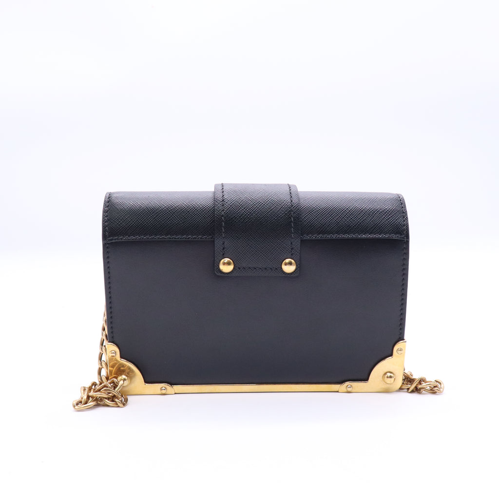 Cahier Crossbody Bag Embellished Leather Small  B20676