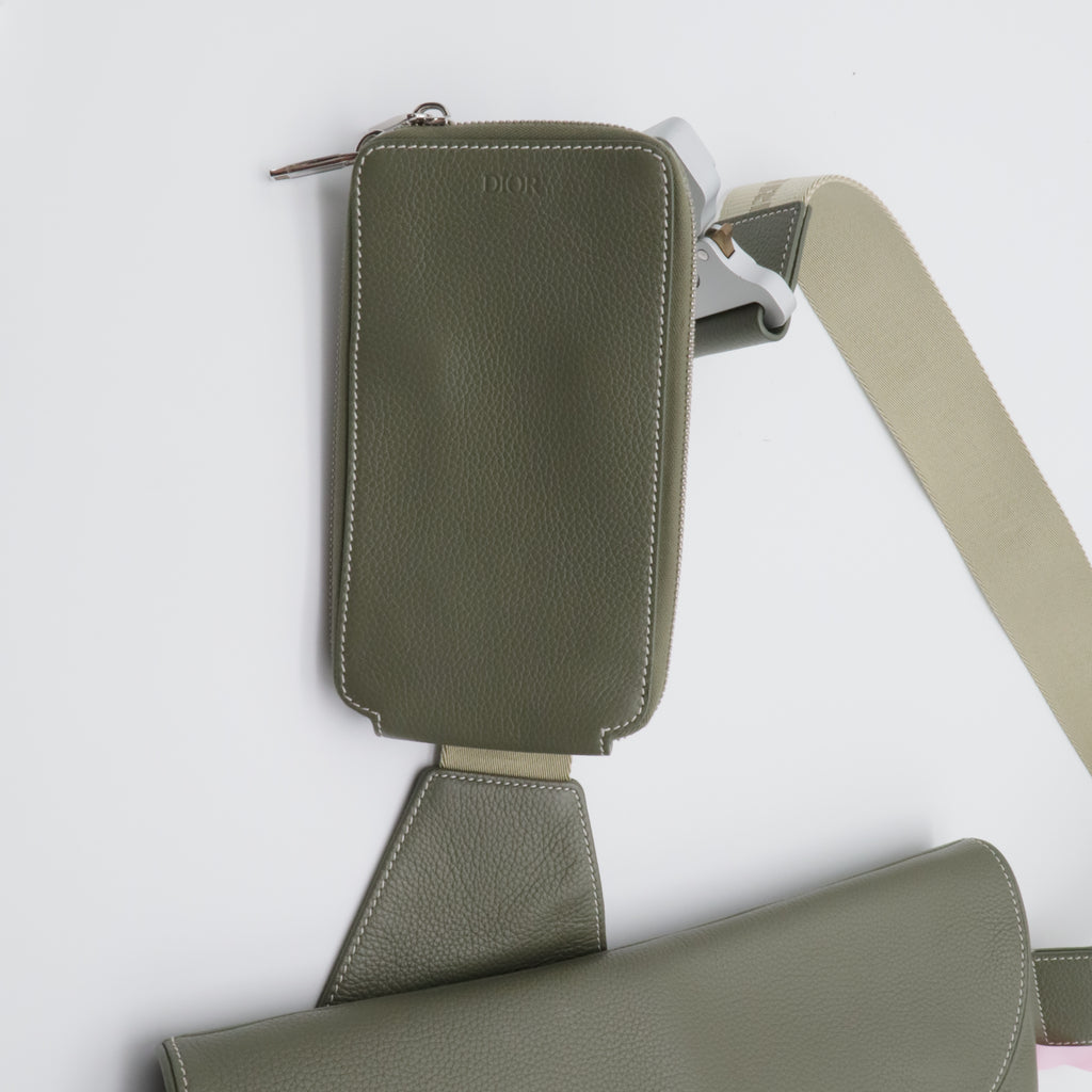 Saddle Crossbody Bag Leather twins