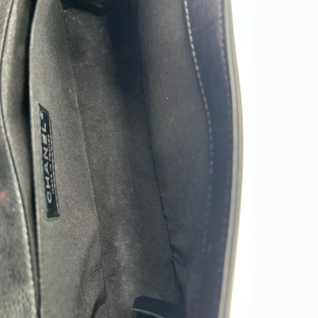 Boy Chanel Matelasse Shoulder Bag Black twins