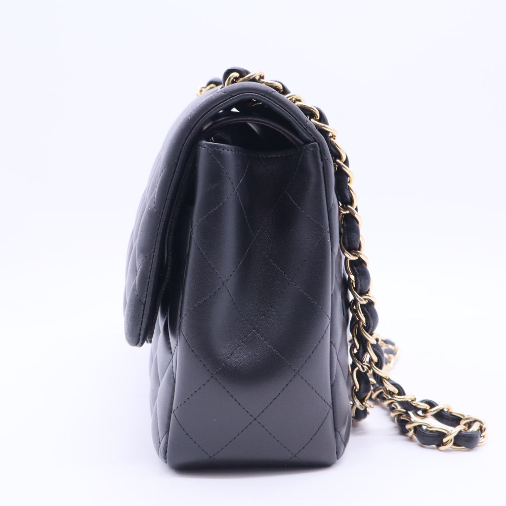 Classic Double Flap Bag Quilted Lambskin Jumbo B12220