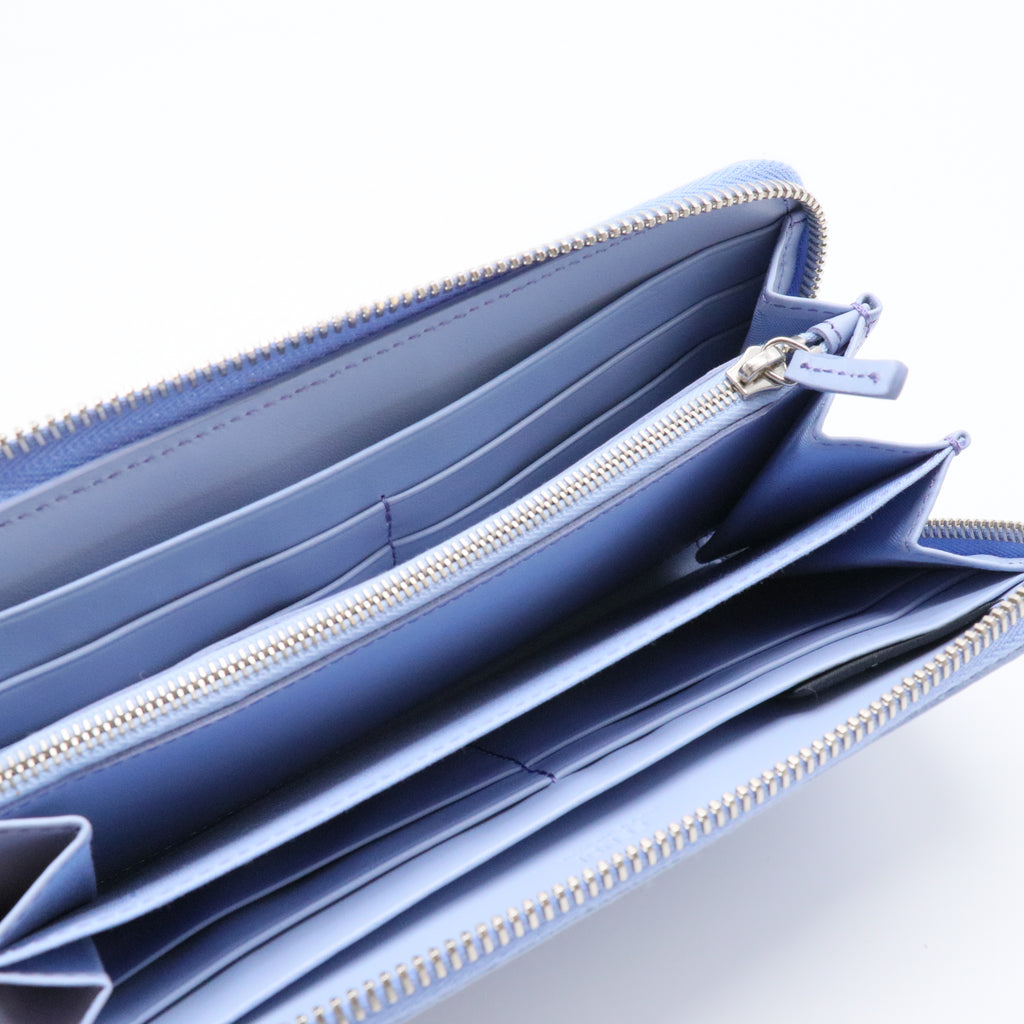 Wallet round fastener long wallet studs leather