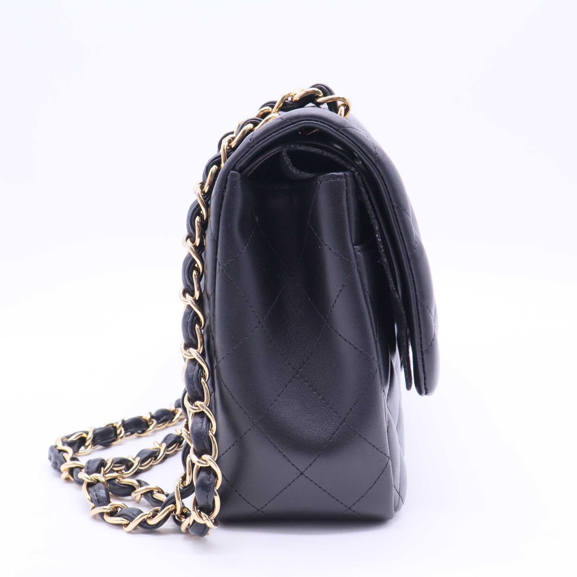 Classic Double Flap Bag Quilted Lambskin Jumbo B12220