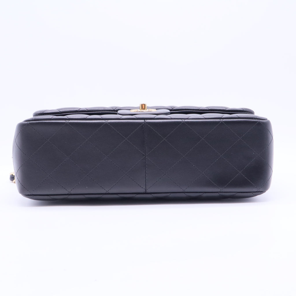 Classic Double Flap Bag Quilted Lambskin Jumbo B12220