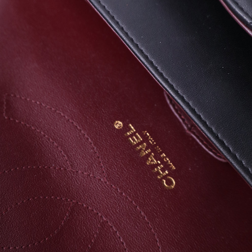 Classic Double Flap Bag Quilted Lambskin Jumbo B12220