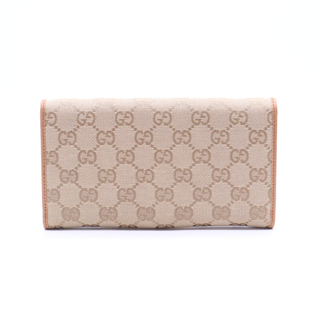 GG Canvas Canvas Continental Wallet W20978