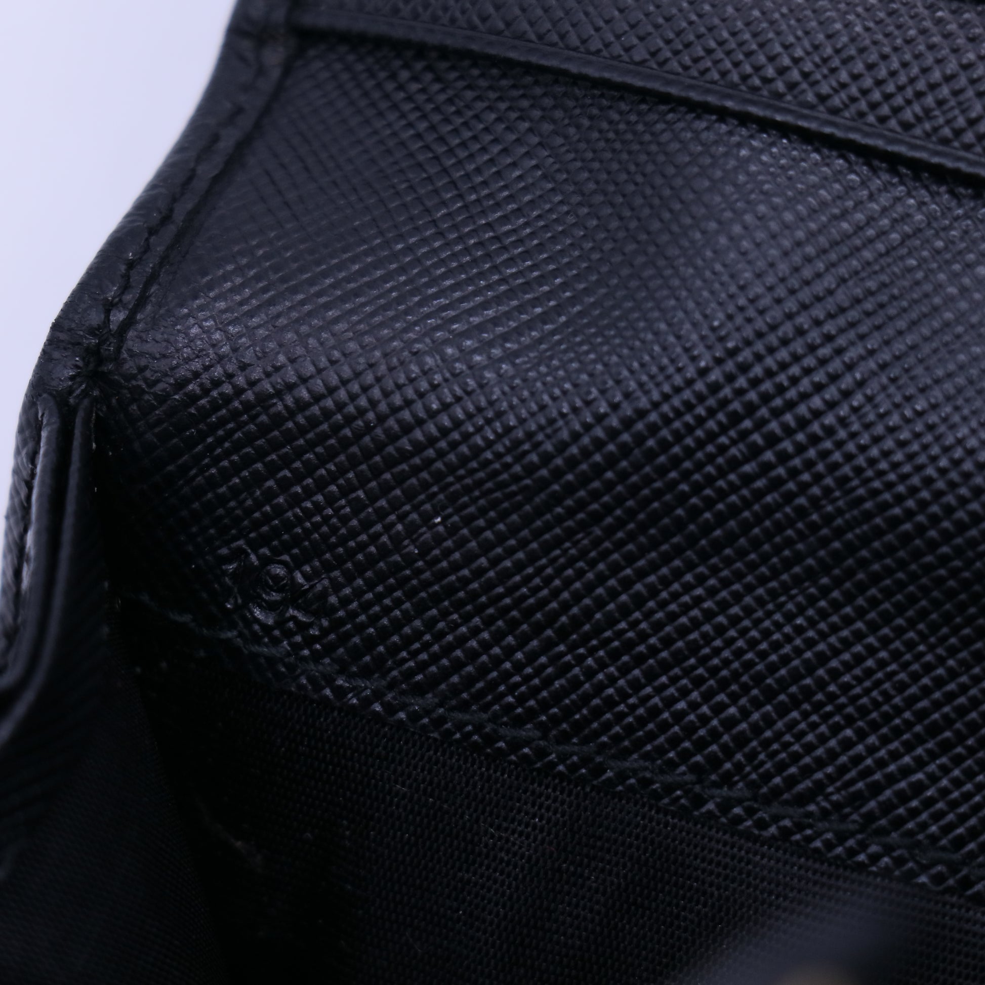 Prada Black Saffiano Leather Continental Wallet W21105