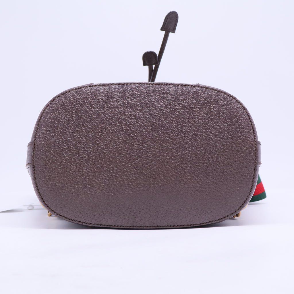 Neo Vintage Drawstring Bucket Backpack GG Coated Canvas Mini B20787