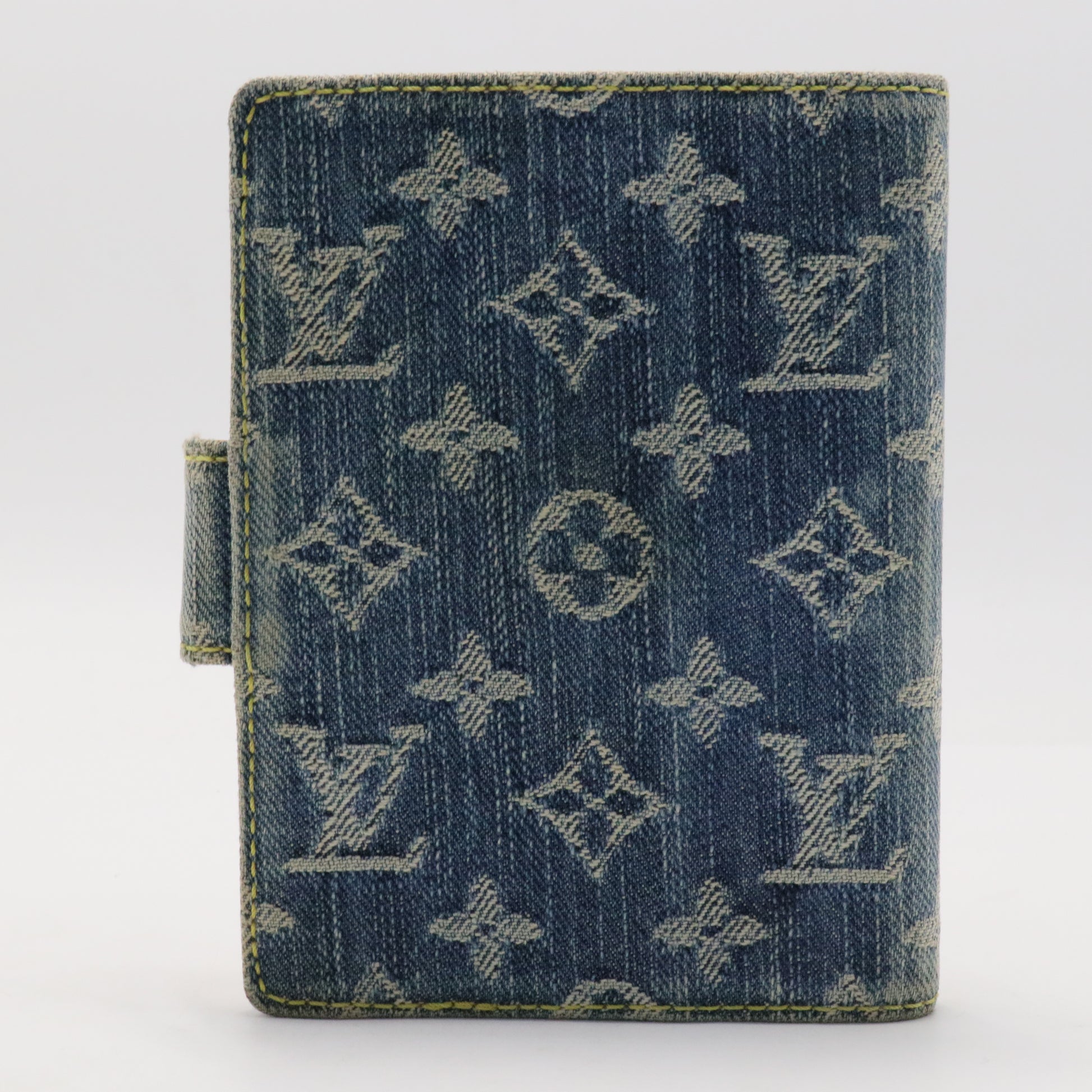 Monogram Denim Agenda PM Blue