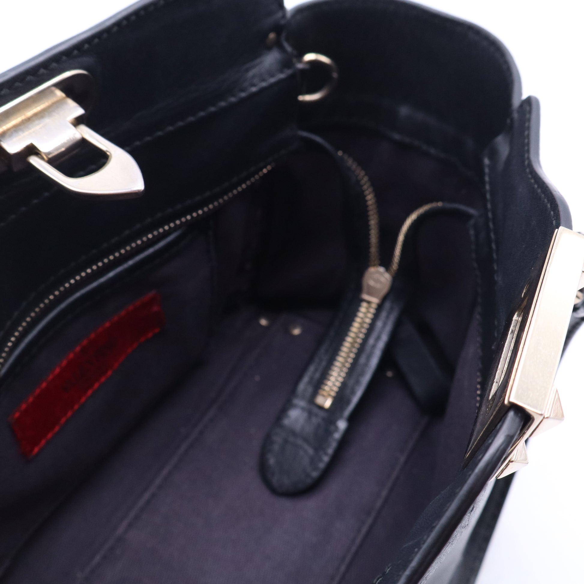 Rockstud Tote Rigid Leather Mini B21130