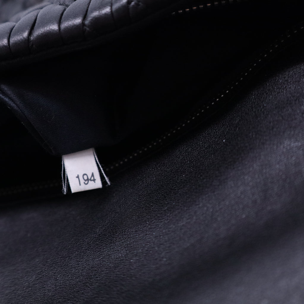 Crystal Embellished Matelasse Leather Shoulder Bag B20562