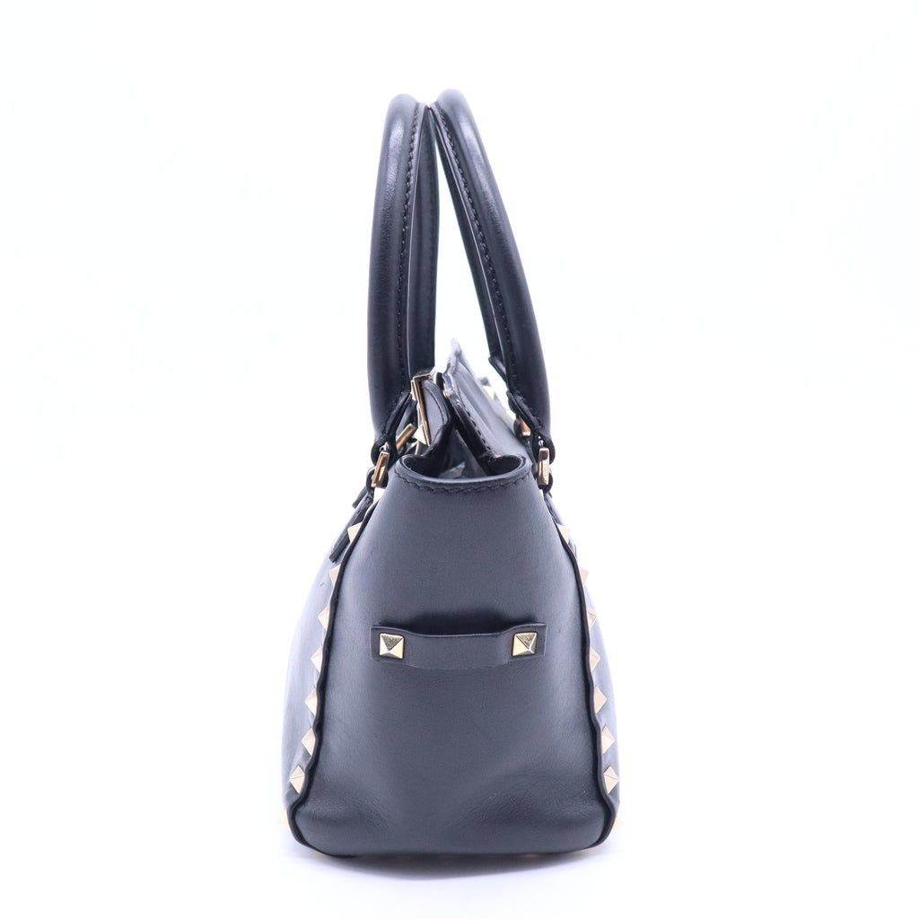 Rockstud Tote Rigid Leather Mini B21130