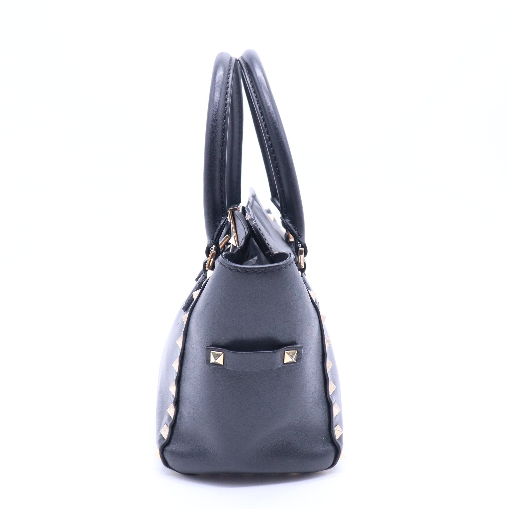 Rockstud Tote Rigid Leather Mini B21130
