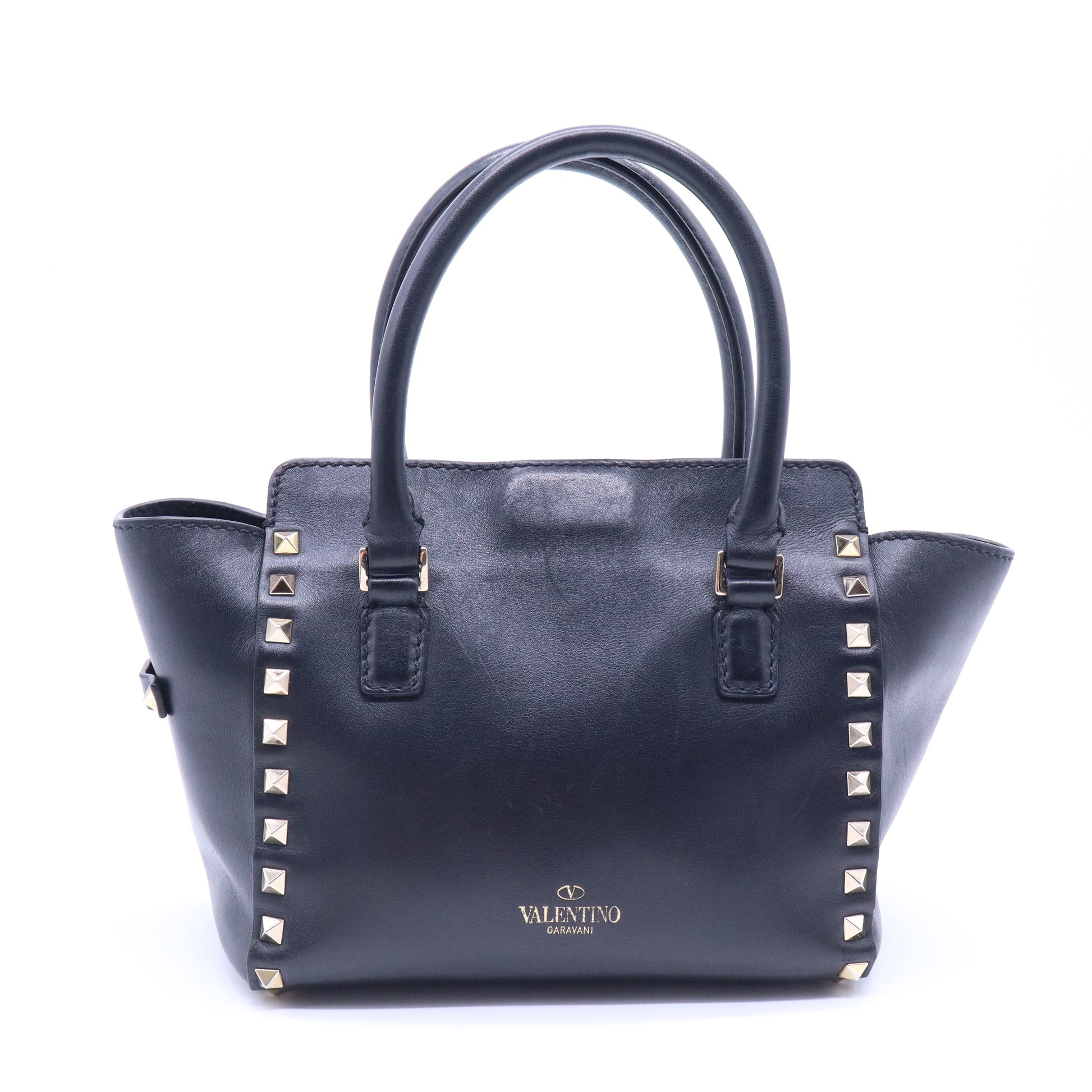 Rockstud Tote Rigid Leather Mini B21130