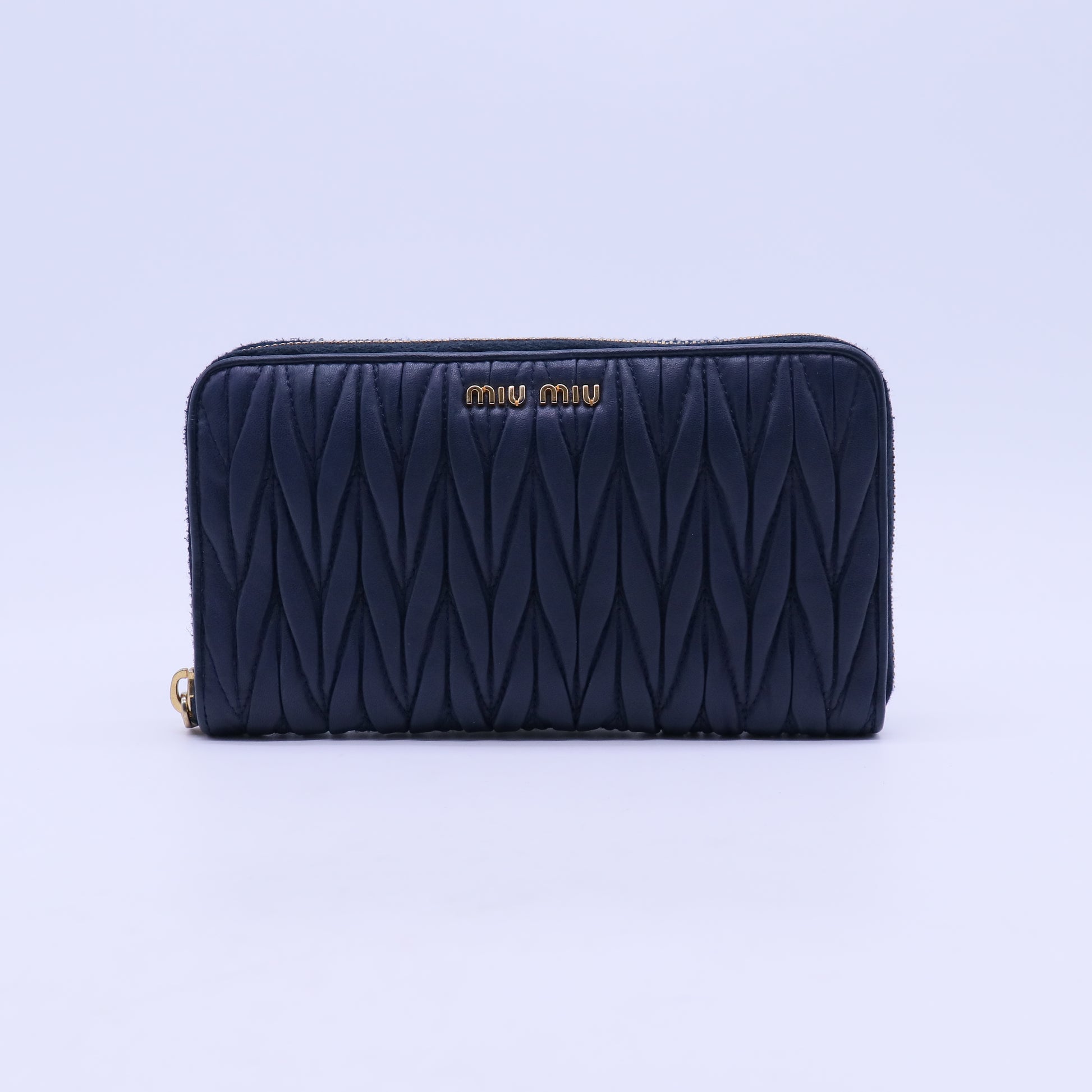 Nappa Matelasse Lux Zip Around Wallet W21139