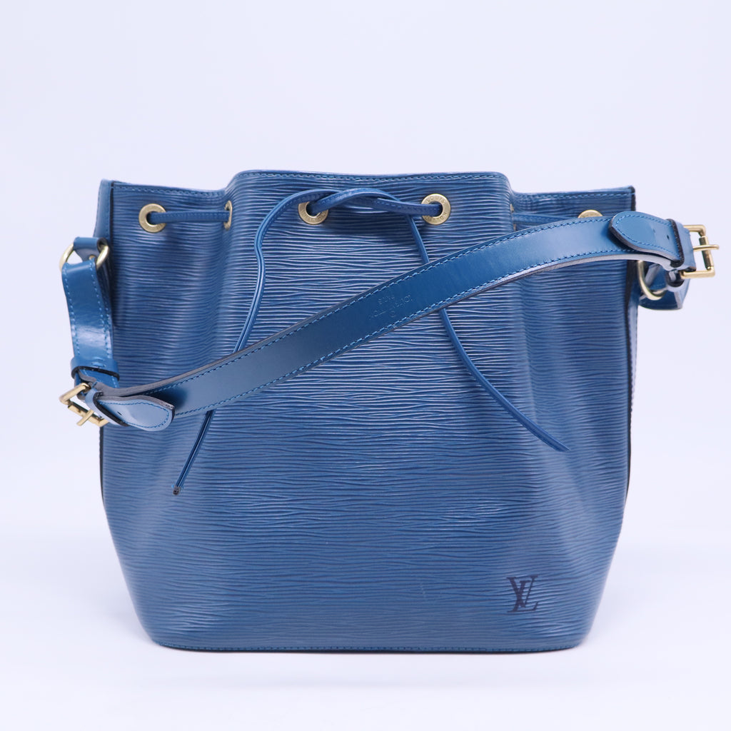 Toledo Blue Epi Leather Petit Noe Bag B20525