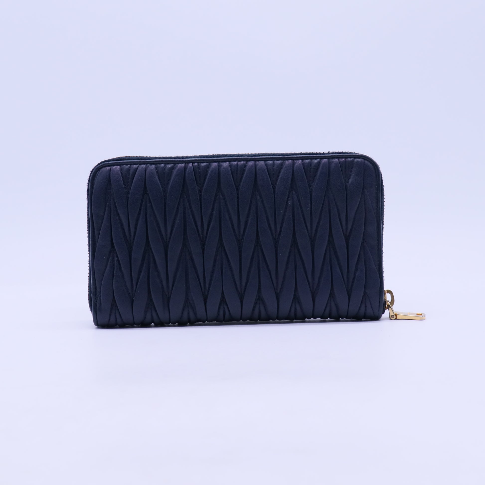 Nappa Matelasse Lux Zip Around Wallet W21139