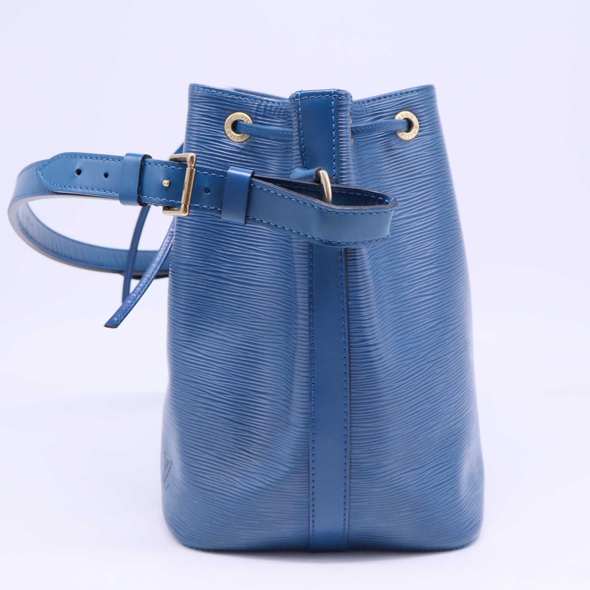 Toledo Blue Epi Leather Petit Noe Bag B20525