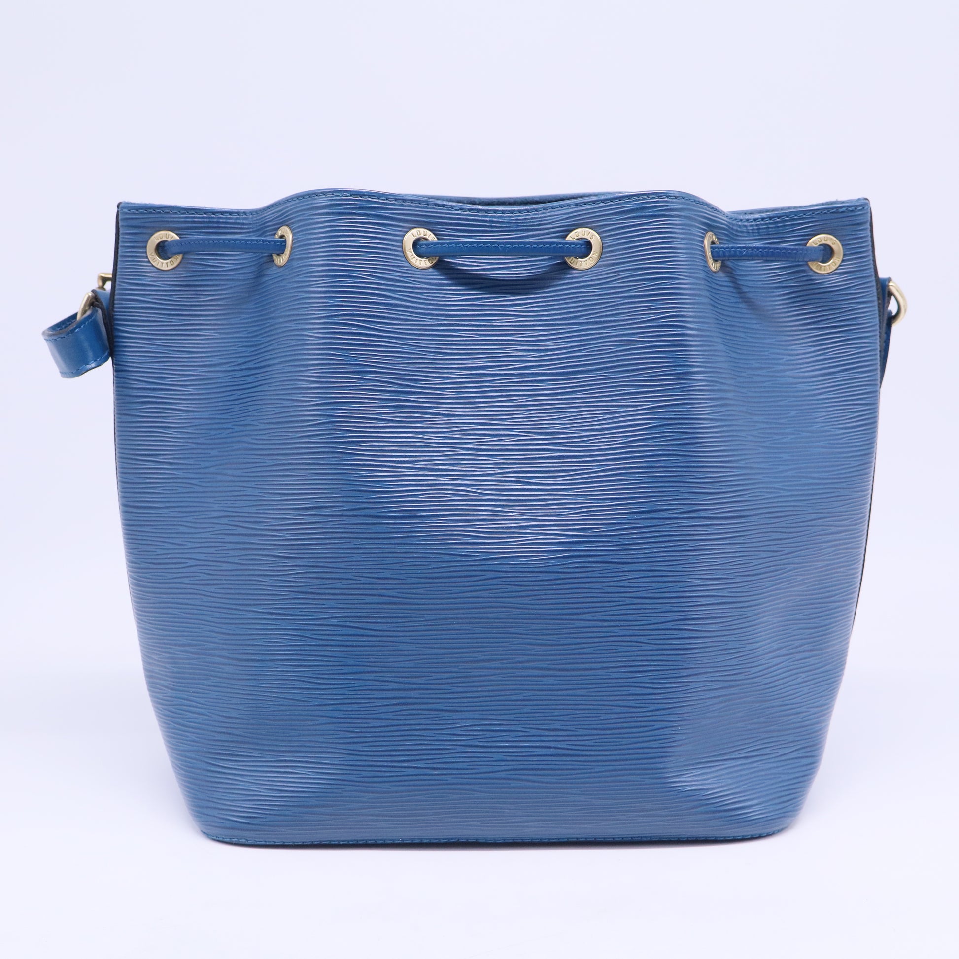 Toledo Blue Epi Leather Petit Noe Bag B20525