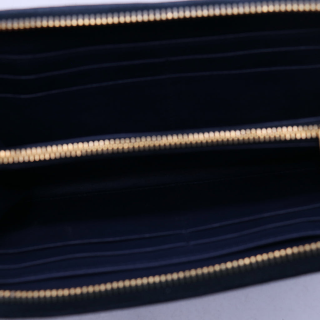 Nappa Matelasse Lux Zip Around Wallet W21139