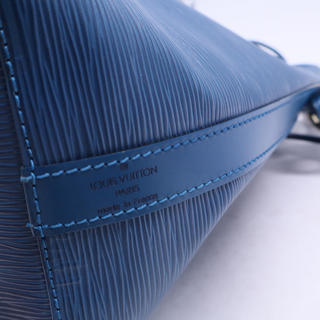 Toledo Blue Epi Leather Petit Noe Bag B20525