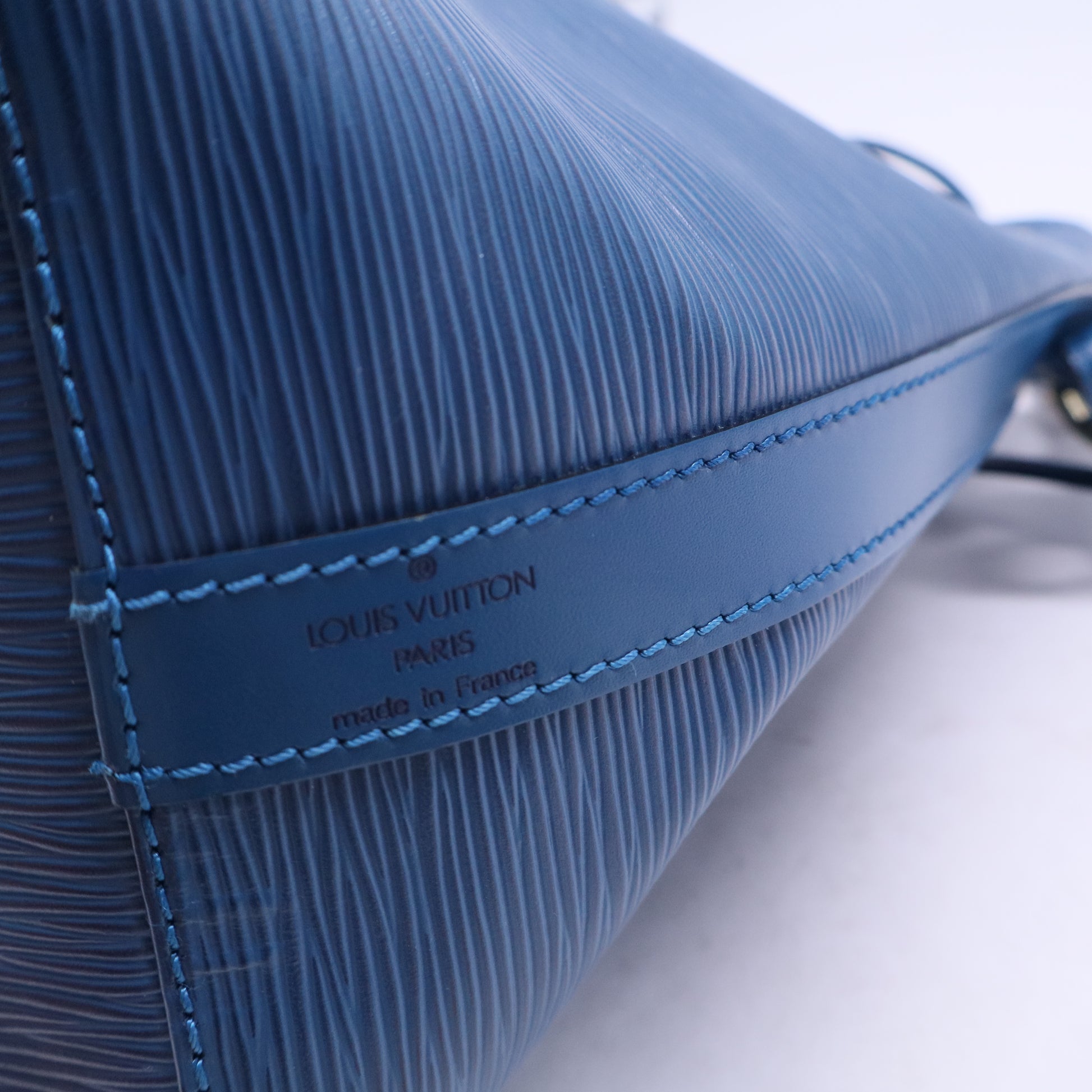 Toledo Blue Epi Leather Petit Noe Bag B20525