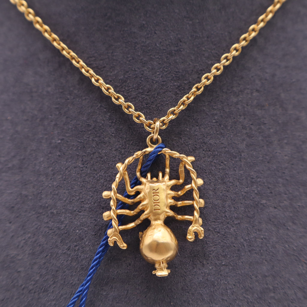 Dior Gold Scorpio Pendant twins LDJ6475